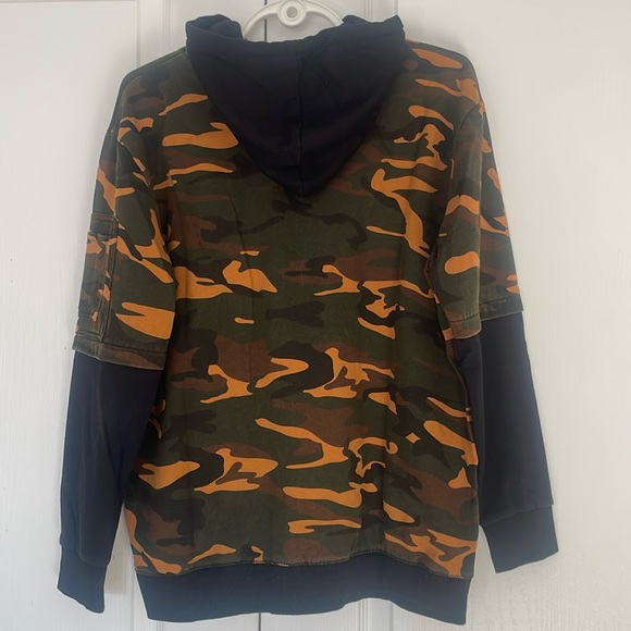NWOT: SNIPER HERO CAMOUFLAGE PULLOVER HOODIE - NEW - Picture 8 of 14